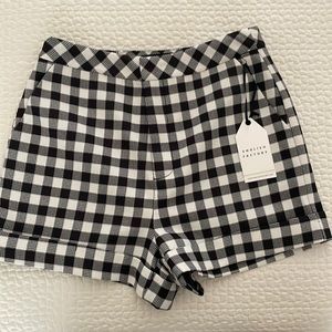 NWT English Factory plaid shorts Size M